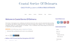 Desktop Screenshot of coastalhvacservice.com