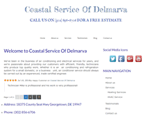 Tablet Screenshot of coastalhvacservice.com